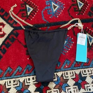 BEACH BUNNY NWT BIKINI BOTTOM BROOKLYN TANGO LARGE